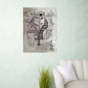 Ancient Aliens , Anubis Wall Decal