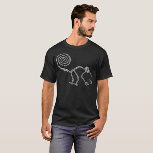 Ancient Aliens Nazca Lines Monkey T_Shirt