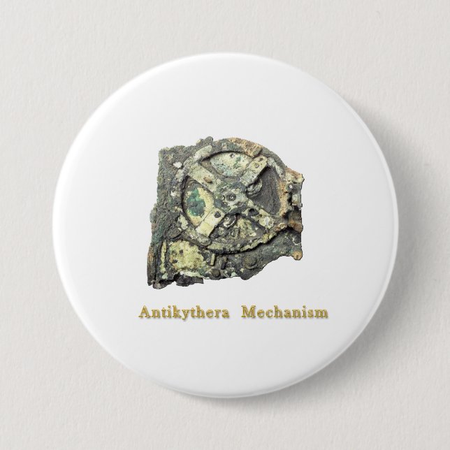 Ancient aliens pinback button (Front)