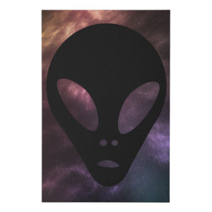 Ancient Aliens - The Grays Faux Canvas Print