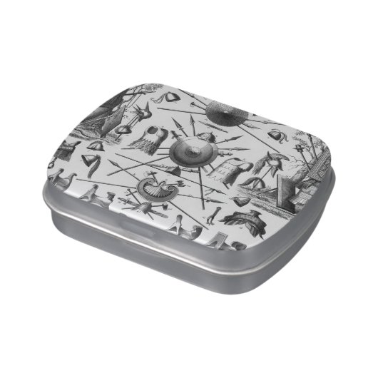Ancient and Medieval Weapons Candy Tin (Side)