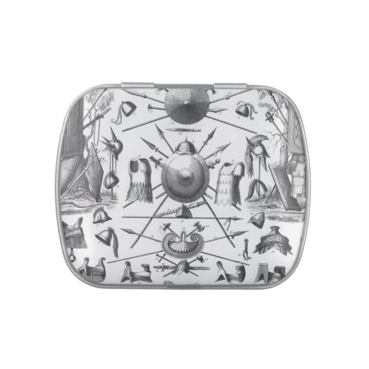 Ancient and Medieval Weapons Candy Tin (Top)