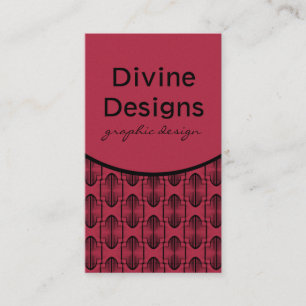 Ancient Arches Business Card, Pink Card