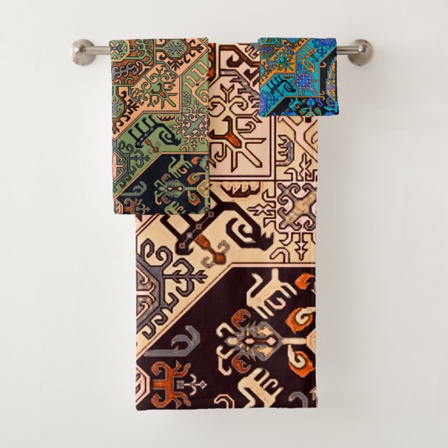 Ancient Armenian Art Bath Towel Set (Insitu)