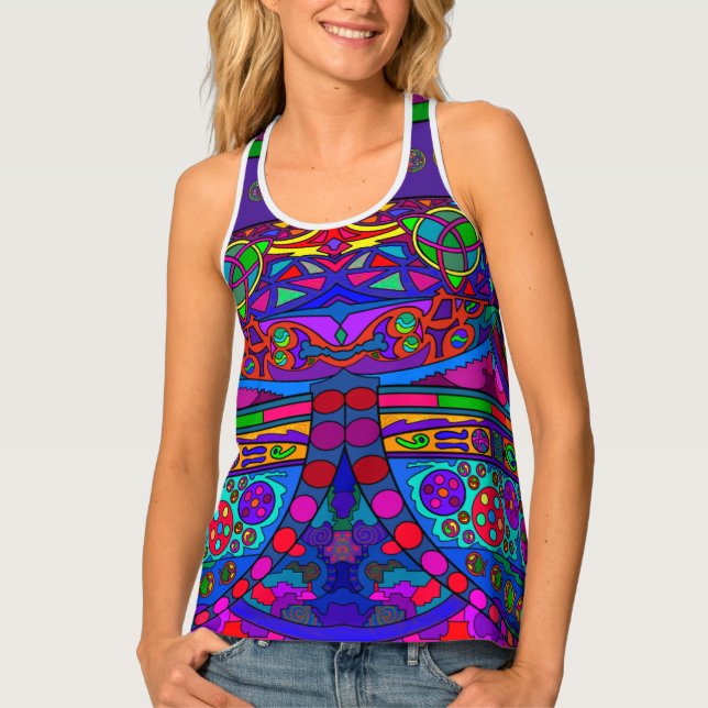 Ancient Art Inspired 010 Tank Top  (Front)
