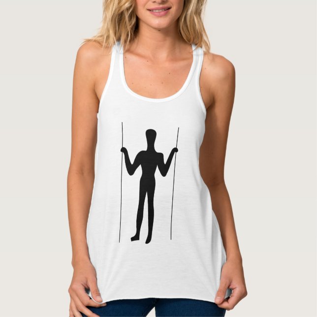Ancient Art Long Man of Wilmington Tank Top (Front)