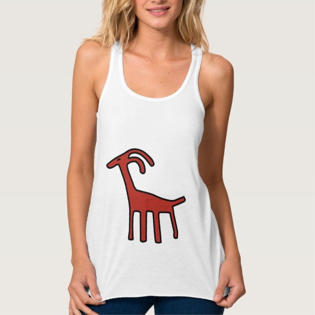 Ancient Art The Red Goat Tank Top (Front)