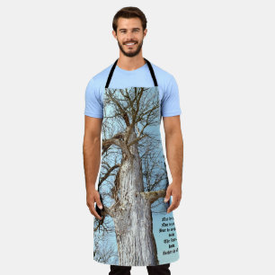 Ancient Ash Zechariah 4:6 Apron