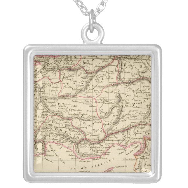 Ancient Asia Minor Silver Plated Necklace (Front)