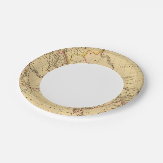 Ancient Asia Paper Plates (Angled)