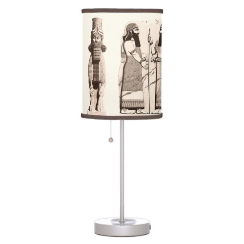 Ancient Assyria Table Lamp