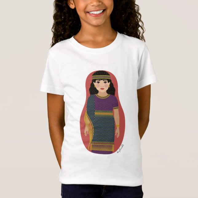 Ancient Assyrian Girls' T-Shirt (Front)