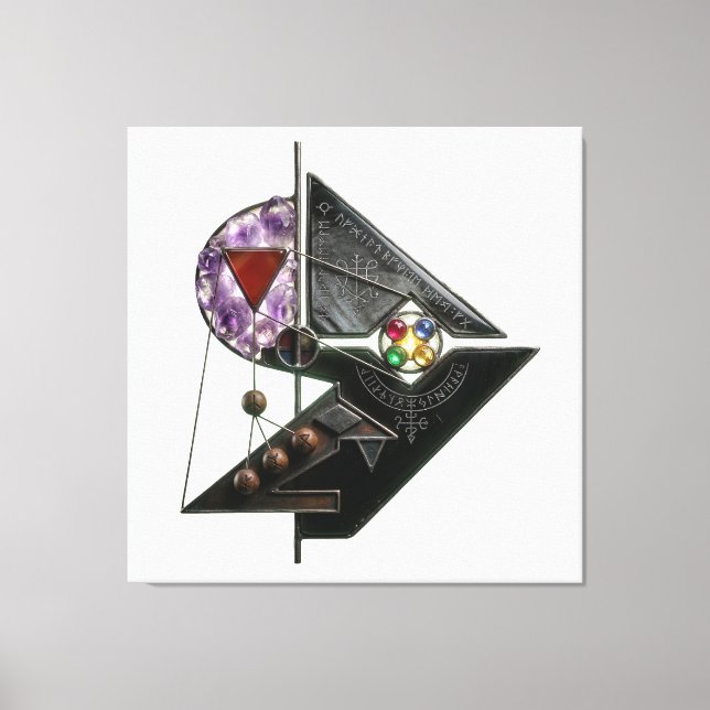 Ancient Astral Detector / Etude №19 Canvas Print (Front)
