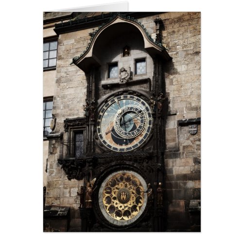 Ancient Astrology Timepiece Clock in Prague Czech