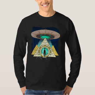 Ancient Astronaut Egyptian Pyramid Alien Conspirac T-Shirt