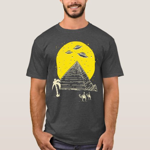 Ancient Astronaut Egyptian Pyramid  Conspiracy The T_Shirt