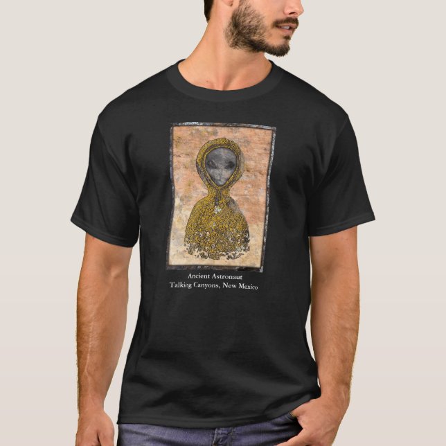 Ancient Astronaut Talking Canyons, New Mexico T-Shirt (Front)