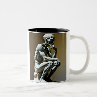 Ancient Astronaut Theorist At Work Two-Tone Coffee Mug