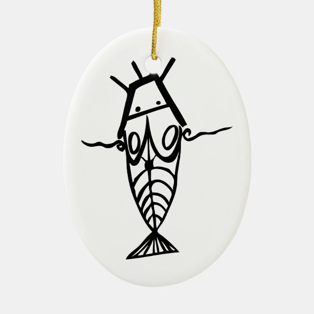 Ancient Astronauts Ceramic Ornament (Front)