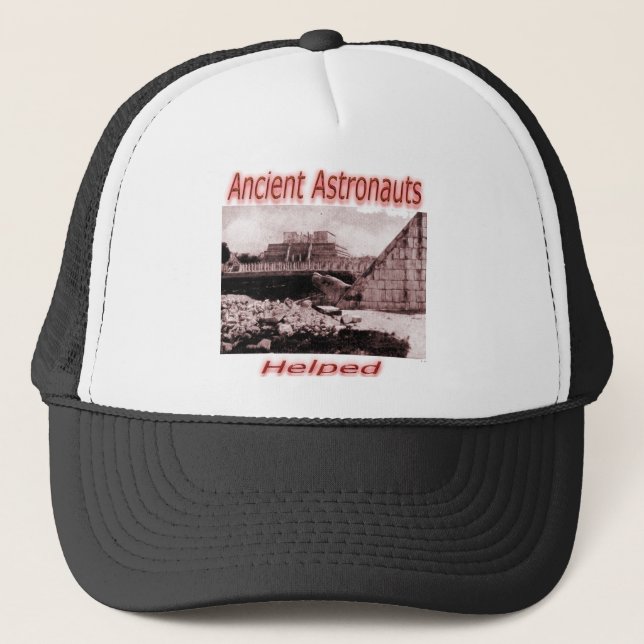 Ancient Astronauts Helped Trucker Hat (Front)