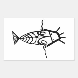 Ancient Astronauts Rectangular Sticker