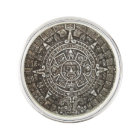 Ancient Aztec Calender Tie Pin