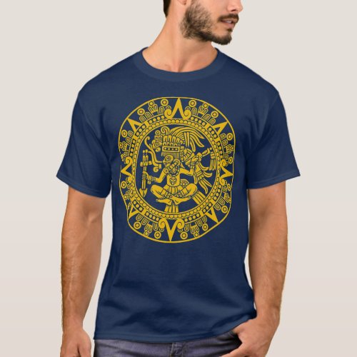 ANCIENT AZTEC WARRIOR T_Shirt