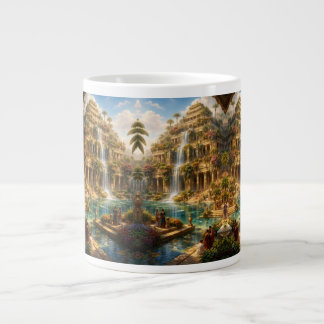 Ancient Babylon Hanging Gardens – Mythical World W Giant Coffee Mug