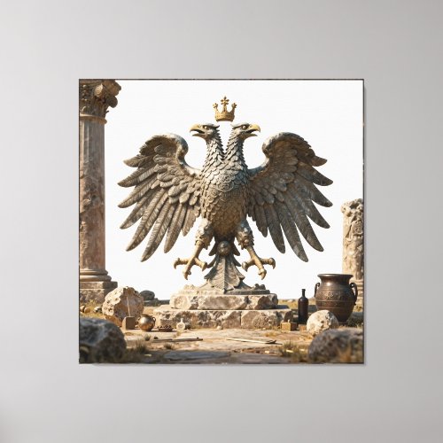 Ancient Balkan Temple Artifact Canvas Print