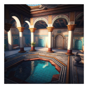 Ancient Bath House Collection - Byzantine Photo Print