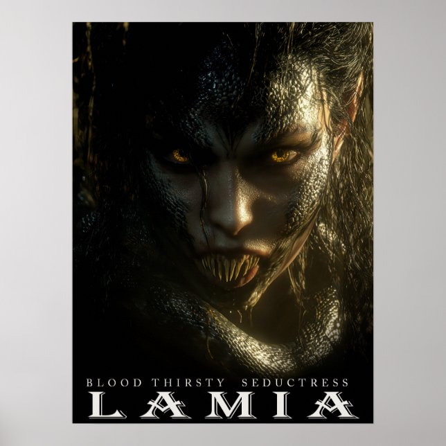 Ancient Beast & Creatures: LAMIA Poster (Front)