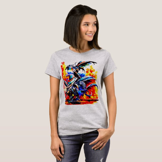 Ancient Beauty - Modern Abstract Art  T-Shirt (Front Full)