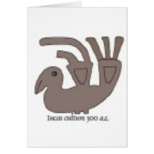 Ancient Bird art! Card