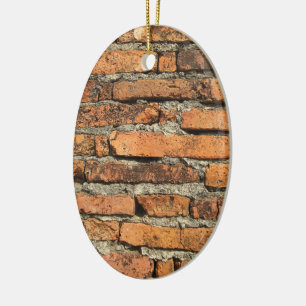 Ancient Brick Wall Ceramic Ornament