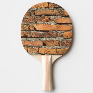 Ancient Brick Wall Ping-Pong Paddle