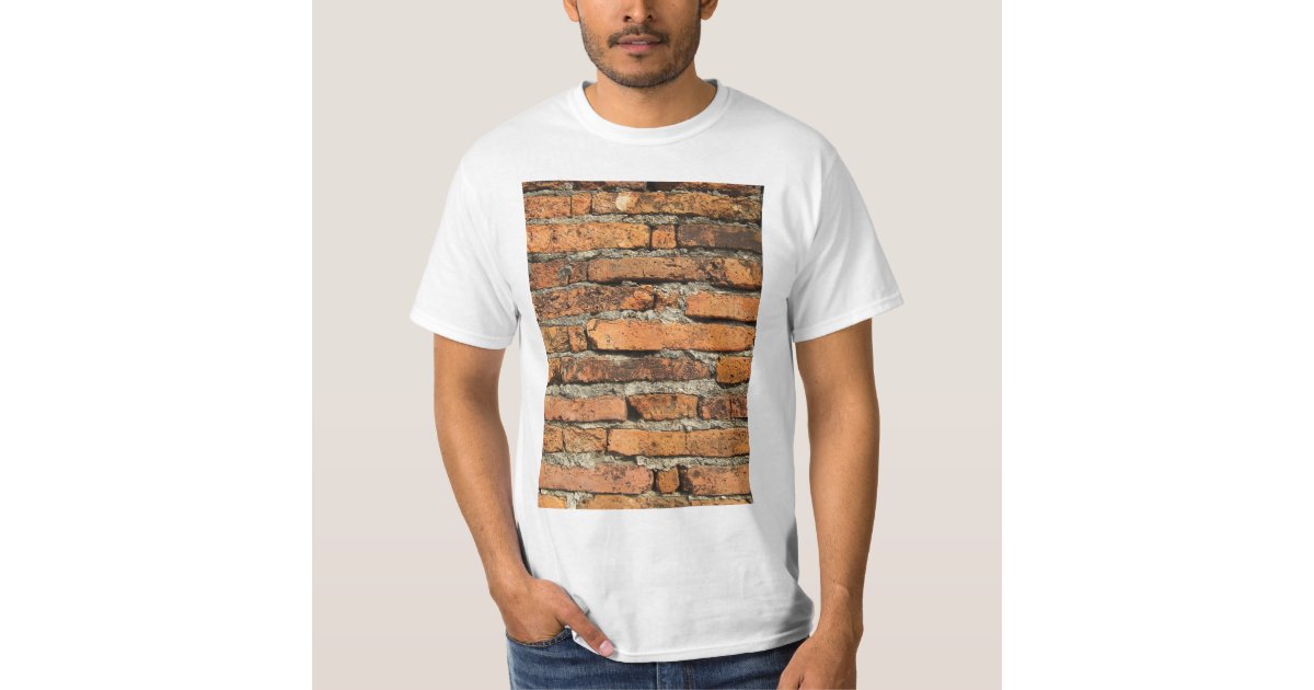 Ancient Brick Wall TShirt Zazzle