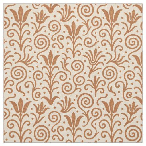 Ancient  Bronze Age Aegean Minoan Inspired Pattern Fabric