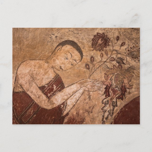 Ancient Buddhist Painting Postcard (Front)