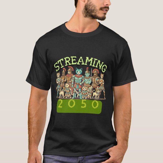 Ancient Cat Warrior T-Shirt (Front)