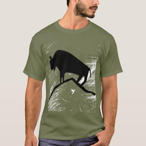Ancient Cave Animal Buffalo T_Shirt