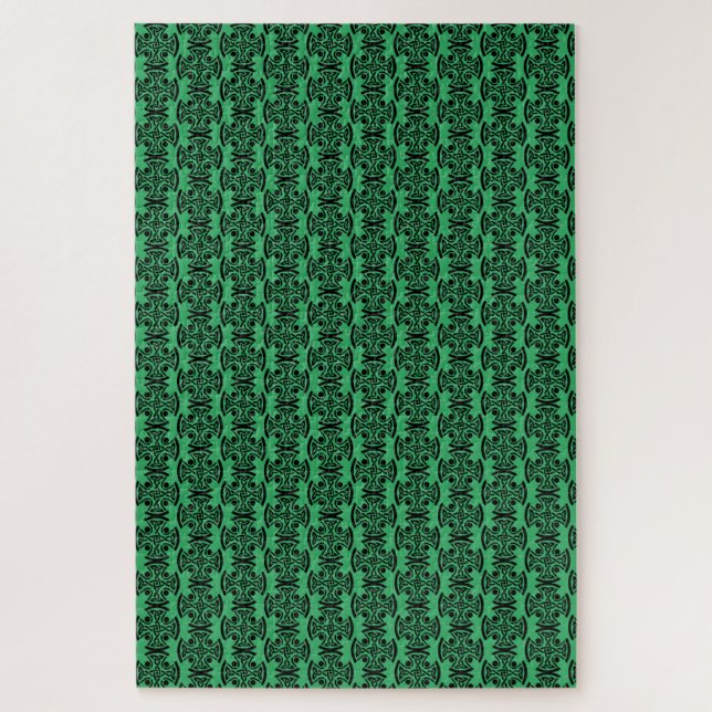 Ancient Celtic Cross Knotwork Fine Art Jigsaw Puzzle (Vertical)