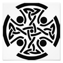 Ancient Celtic Cross Knotwork Fine Art
