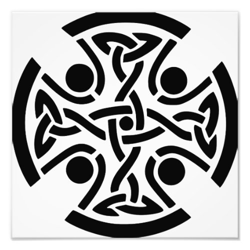 Ancient Celtic Cross Knotwork Fine Art