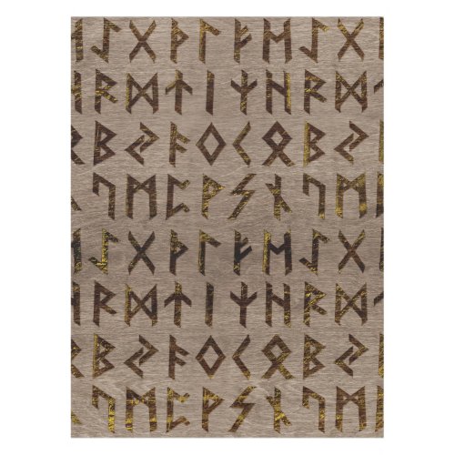 Ancient Celtic Runes  Alphabet pattern Tablecloth