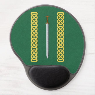 Ancient Celtic Sword and Knotwork Gel Mouse Pad