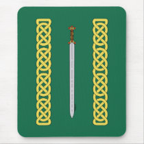 Ancient Celtic Sword and Knotwork
