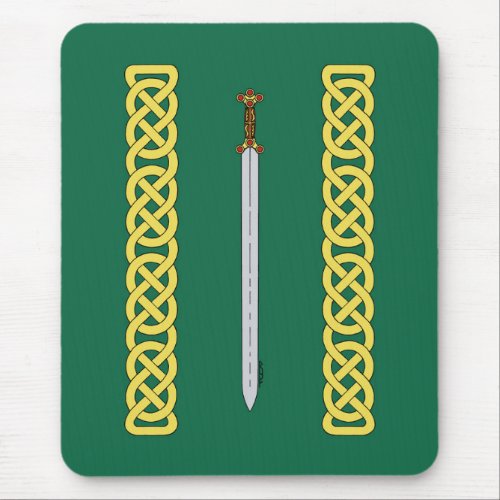 Ancient Celtic Sword and Knotwork