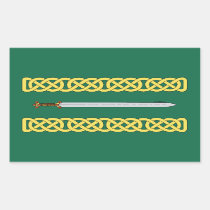 Ancient Celtic Sword and Knotwork