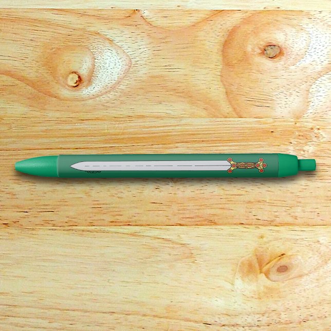 Ancient Celtic Sword Pen (Ancient Celtic Sword Pen on Desk)