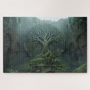 Ancient Celtic Tree of Life Jigsaw Puzzle